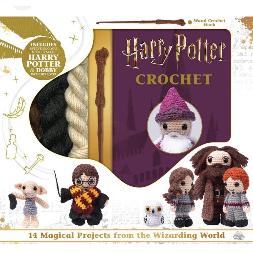 Harry Potter Crochet With Wand Crochet Hook